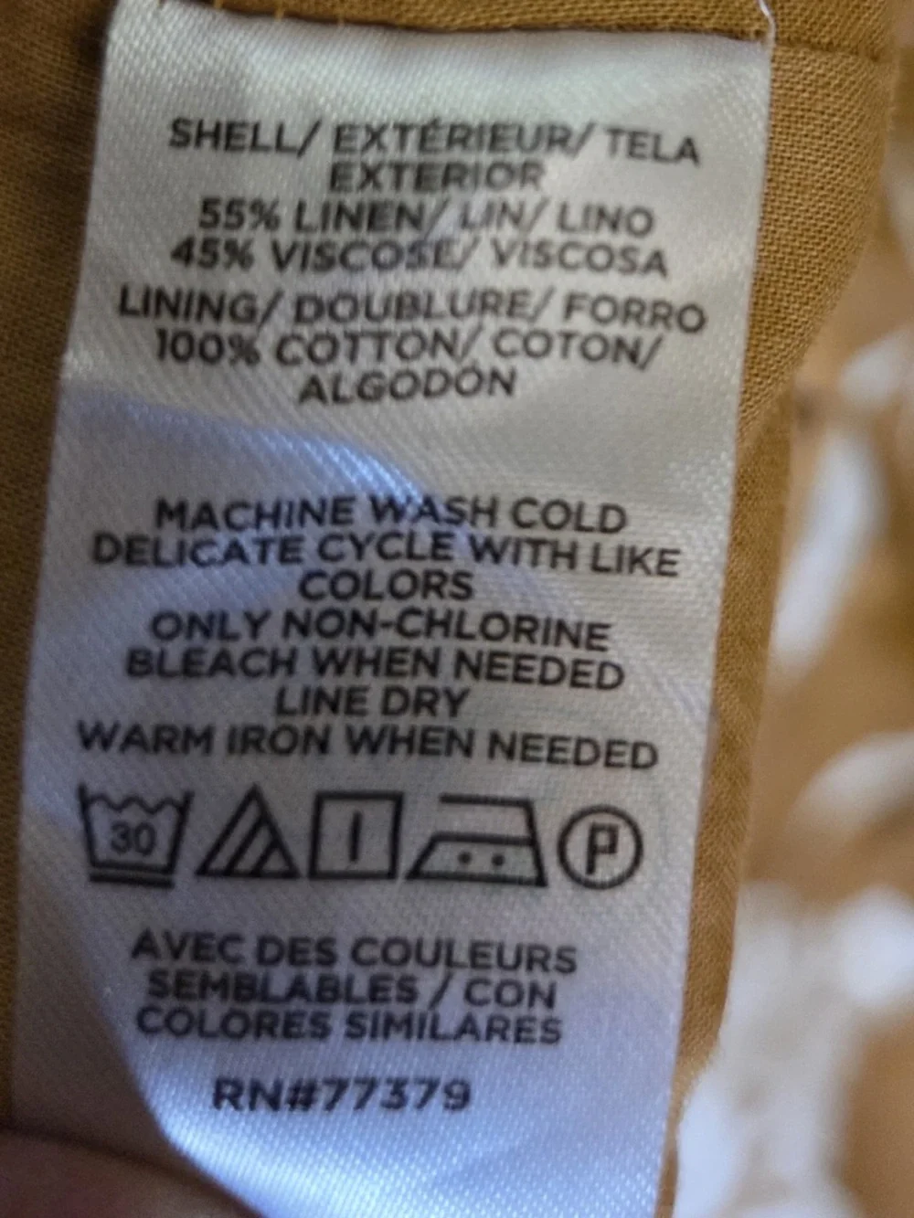 Ann Taylor Dark Mustard and White Floral Sleeveless Midi Dress - Picture 4 of 5